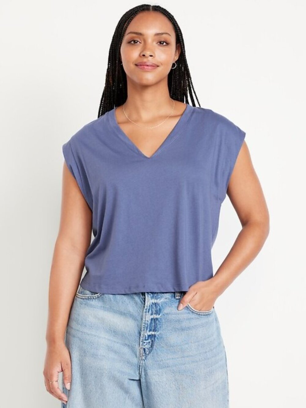 Old Navy Sleeveless V-Neck Muscle Tee Top 3X